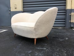 Canapé italien dans le style de Gio Ponti, années 1950