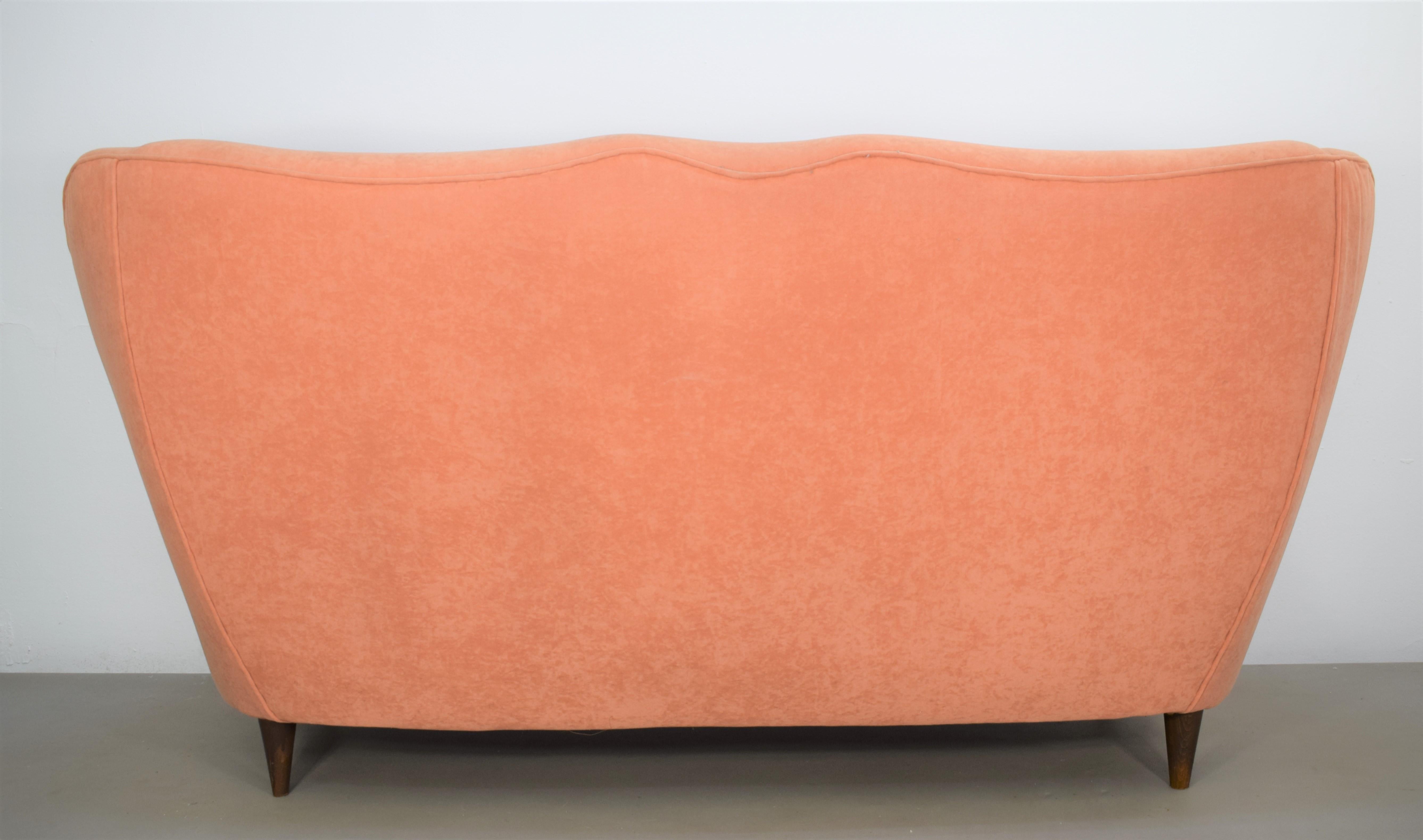 Italienisches Sofa im Stil von Gio Ponti für Casa e Giardino, 1950er-Jahre im Angebot 3