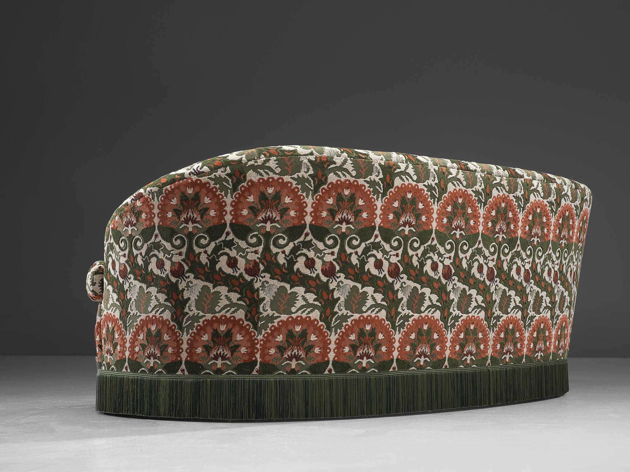 Mid-20th Century Italian Sofa in ZAK+FOX ‘Fantasma’ Collection 2020 Upholstery