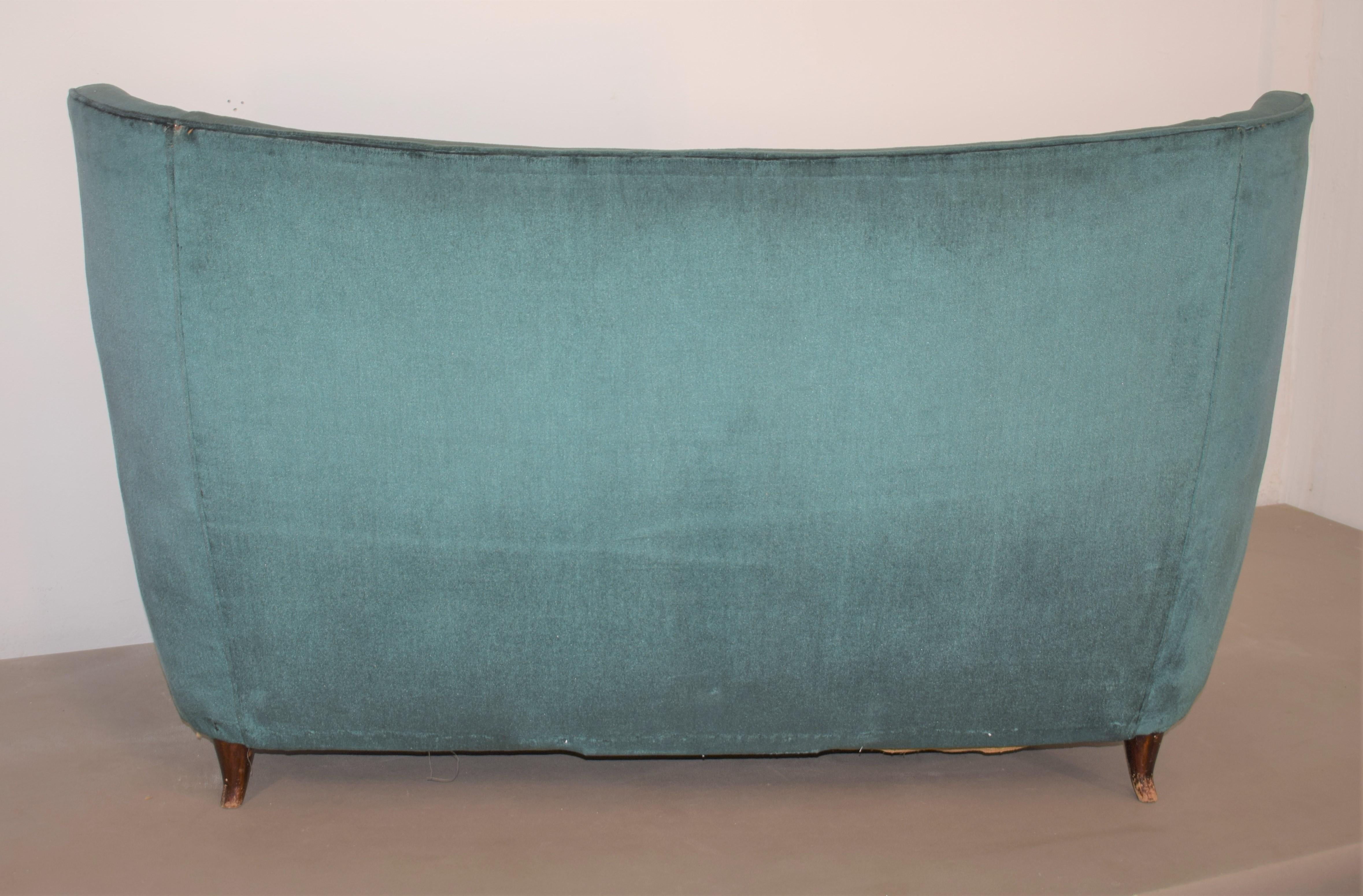 Italienisches Sofa Mod. Bristol von Paolo Buffa, 1950er Jahre im Angebot 4