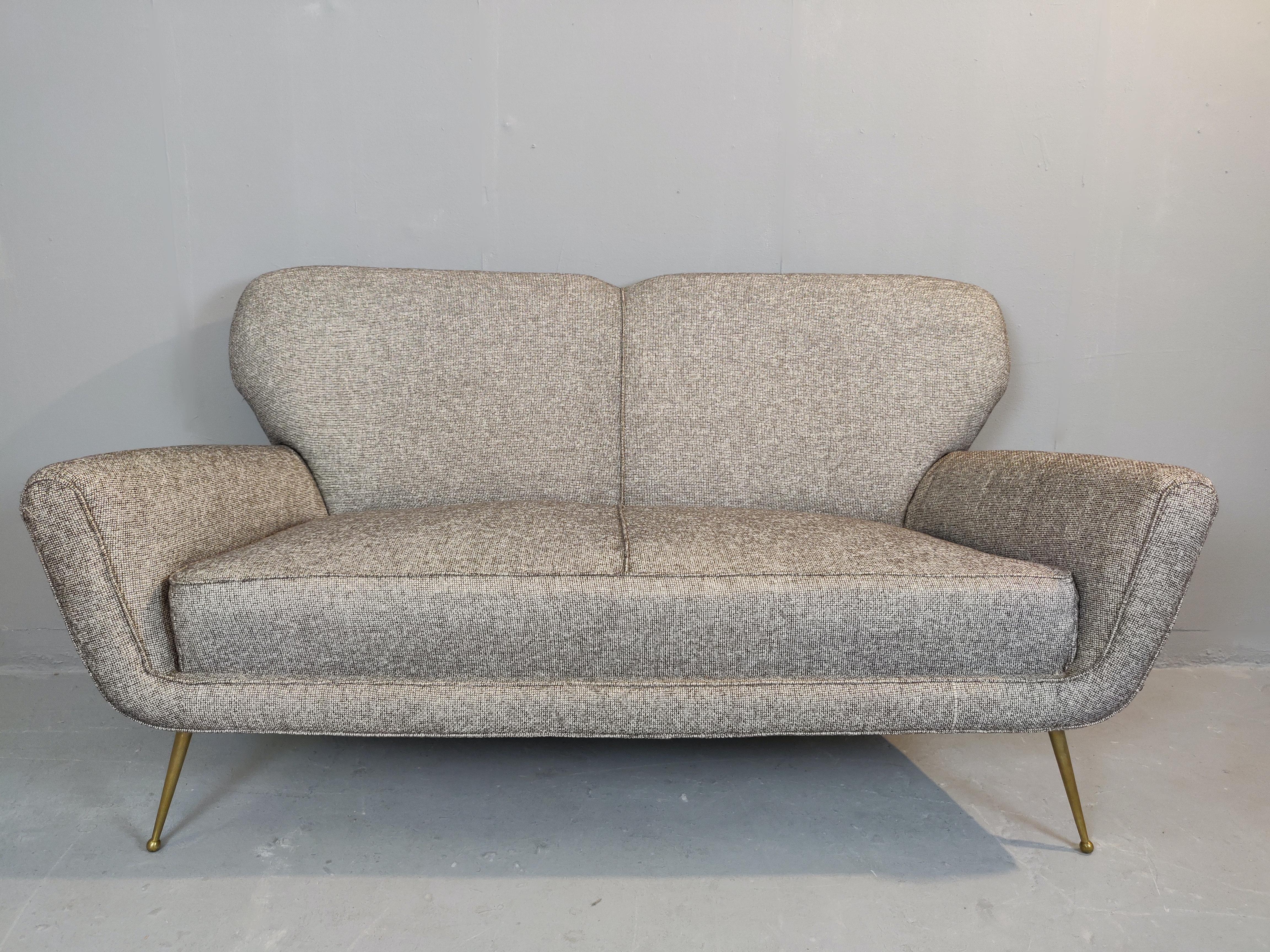Italian sofa, new upholstery.