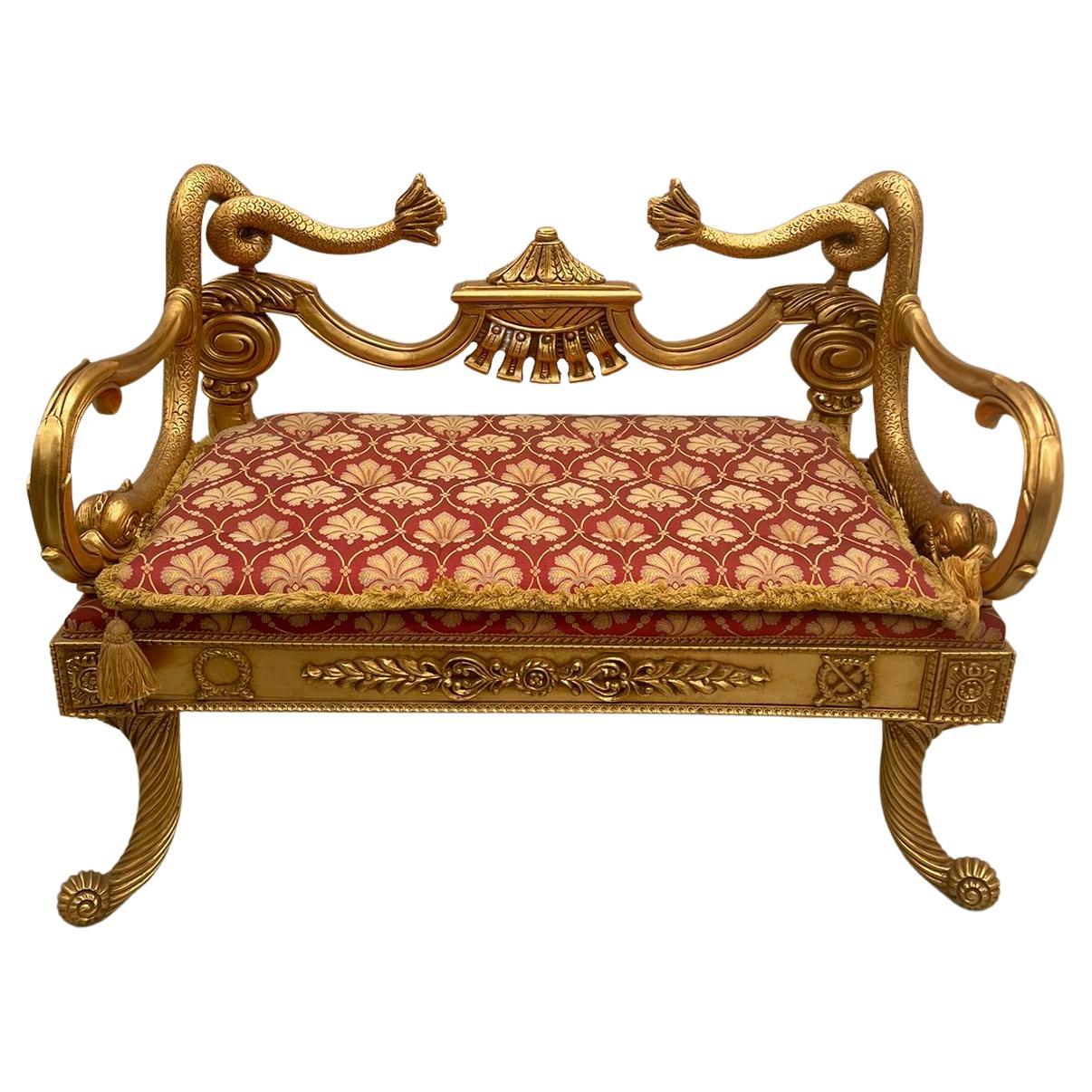 Canapé italien de style Versailles en vente