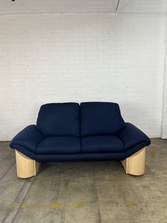 Italian Sofa with Chunky Maple Legs