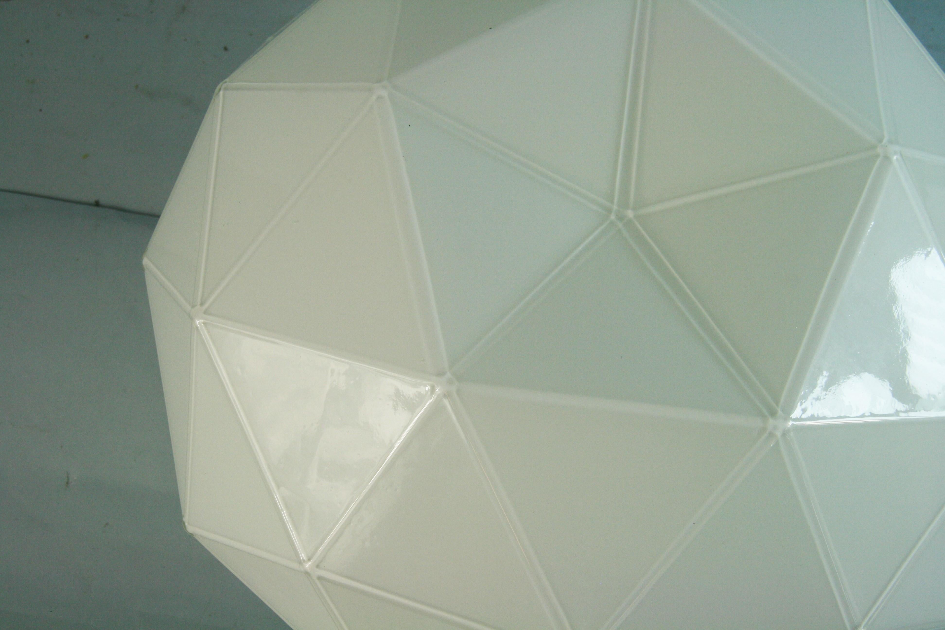 Italian Soffione Polyhedron Flushmount Designed by M.DeLucchi for Artemide For Sale 5