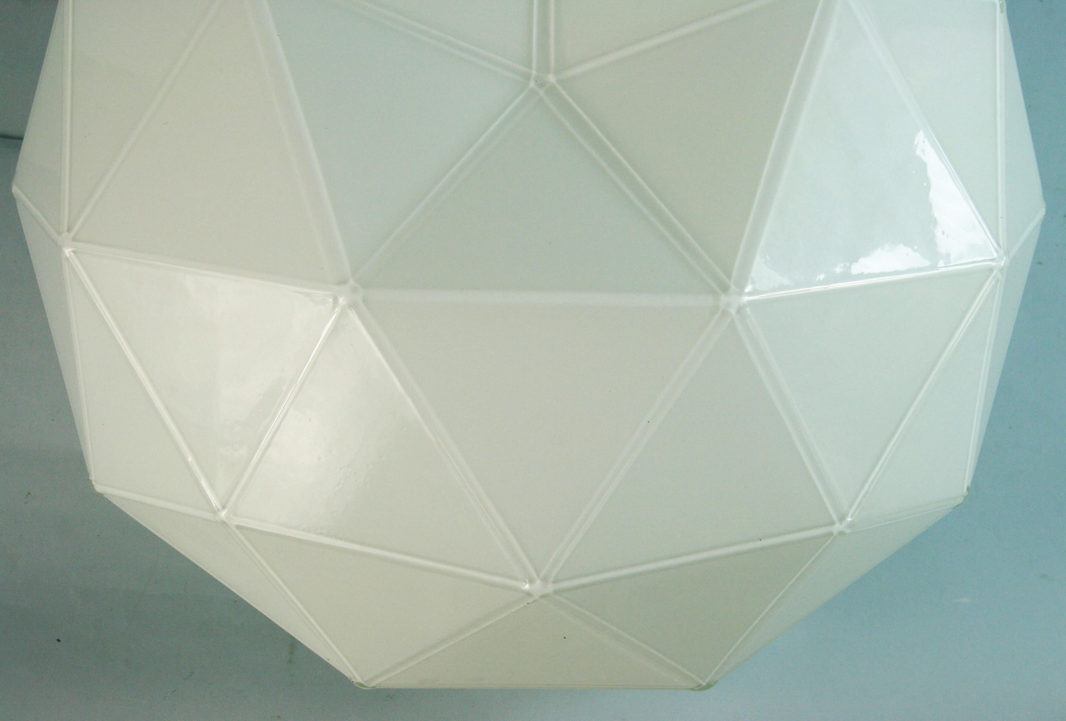Italian Soffione Polyhedron Flushmount Designed by M.DeLucchi for Artemide For Sale 6