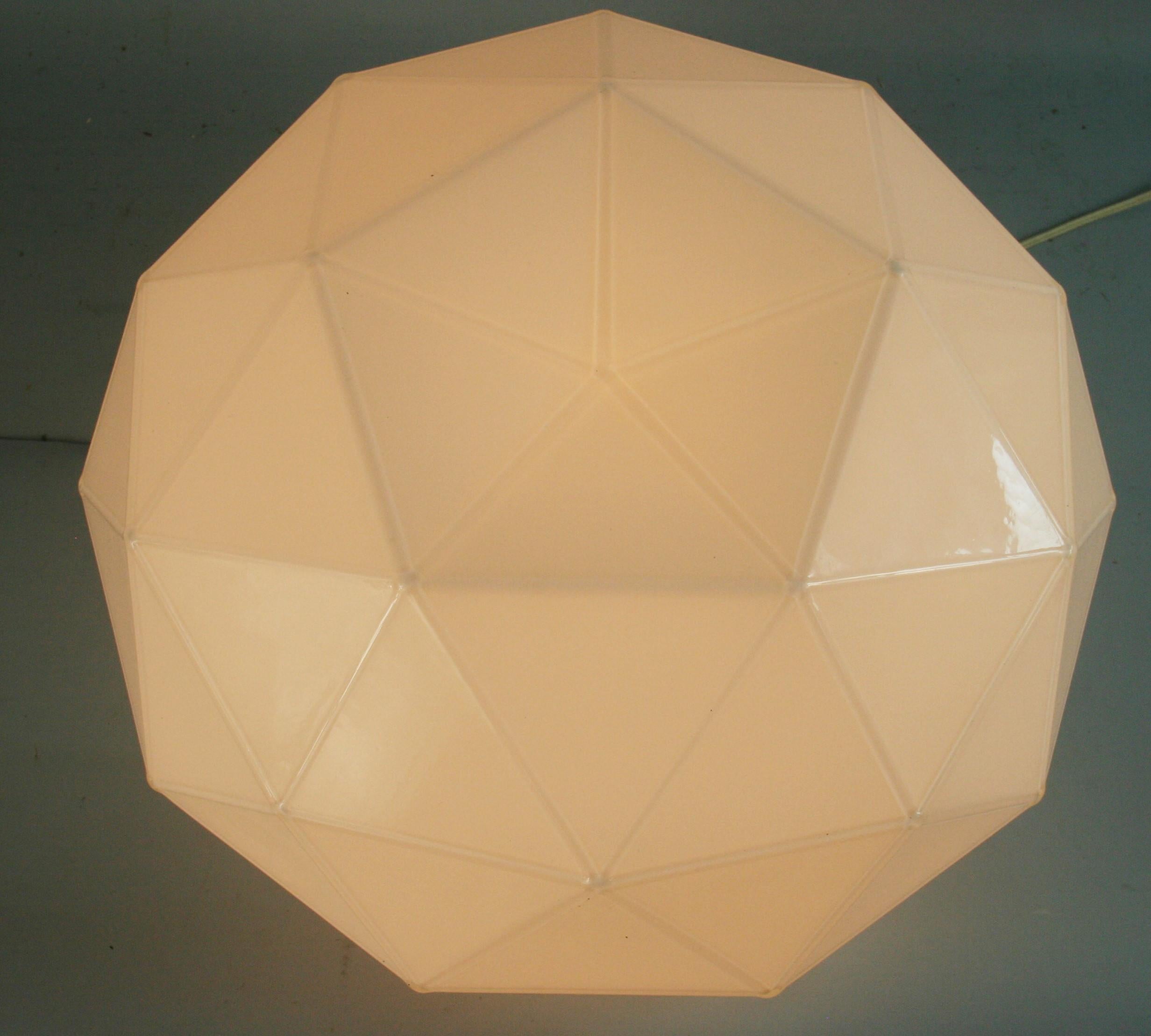 Contemporary Italian Soffione Polyhedron Flushmount Designed by M.DeLucchi for Artemide For Sale