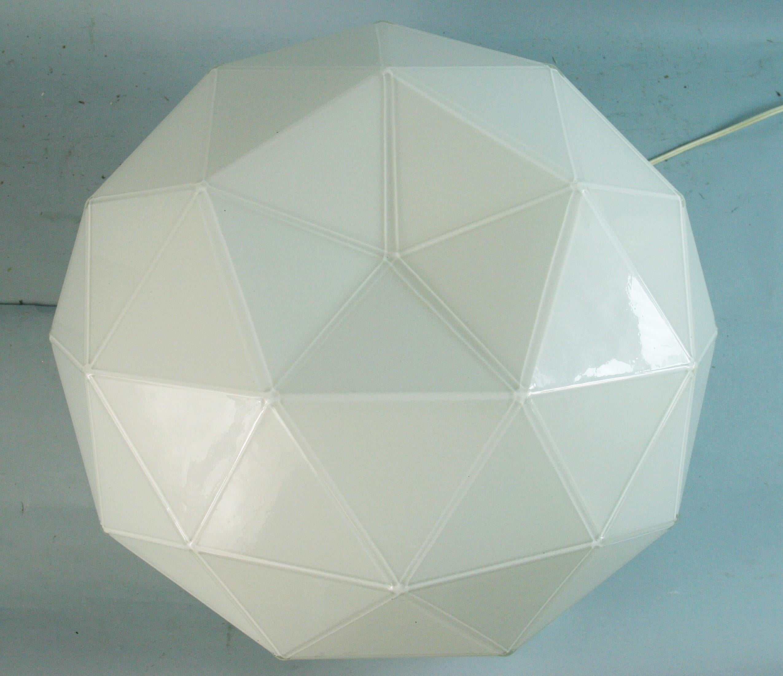 Italian Soffione Polyhedron Flushmount Designed by M.DeLucchi for Artemide For Sale 3