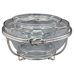 Italian Solid 800 Silver Caviar holder