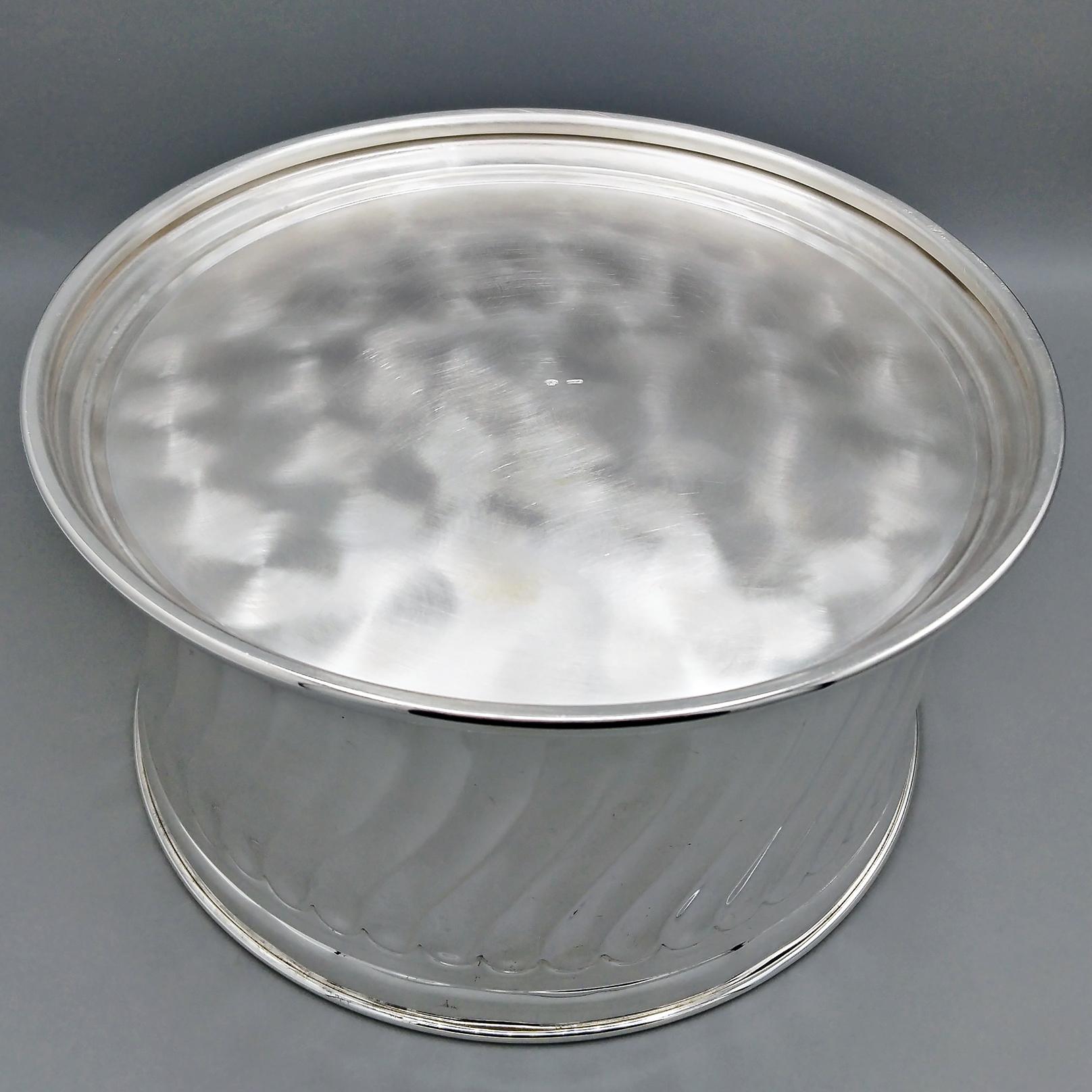 Caja italiana de plata 800 maciza hecha a mano en venta 3