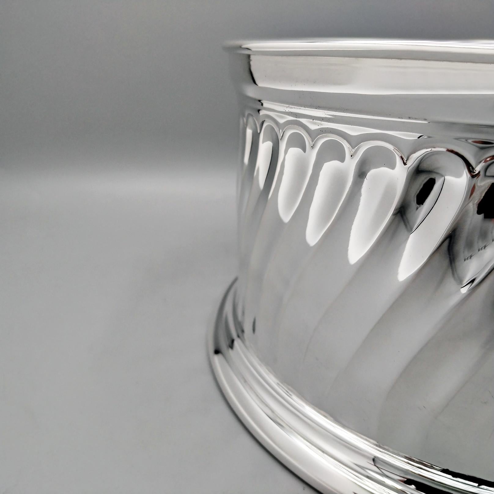 Caja italiana de plata 800 maciza hecha a mano en venta 4