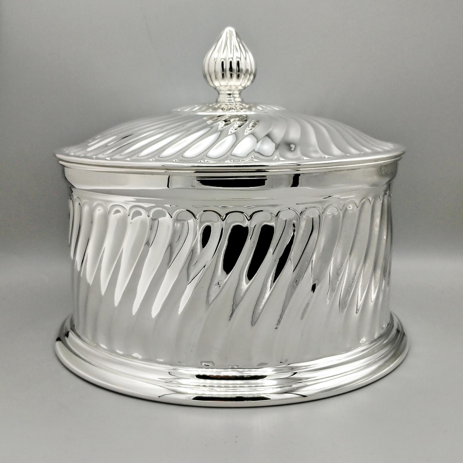 Caja italiana de plata 800 maciza hecha a mano Italian en venta