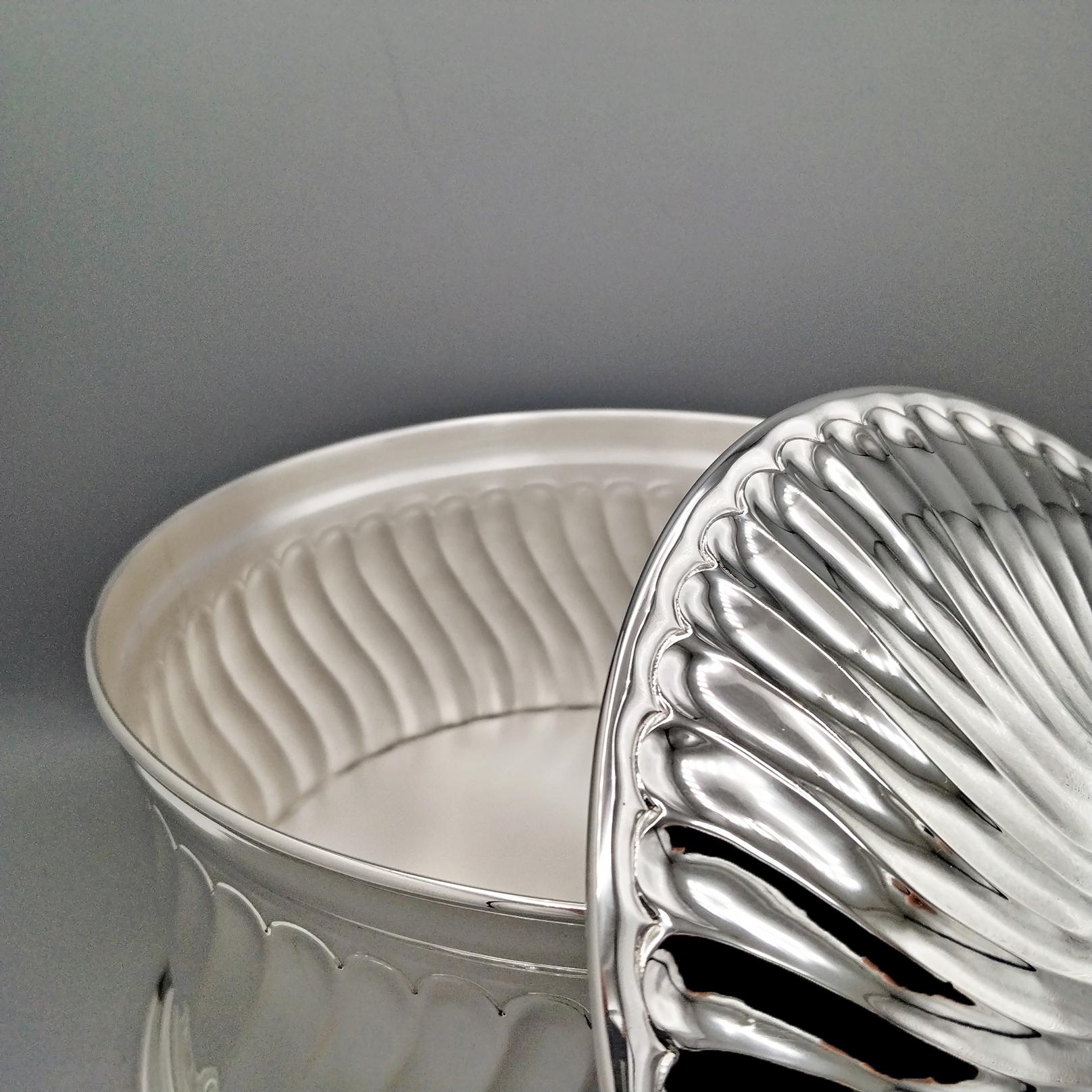 Caja italiana de plata 800 maciza hecha a mano Silver en venta