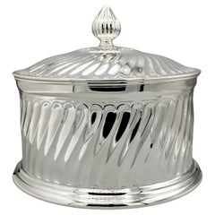 Caja italiana de plata 800 maciza hecha a mano