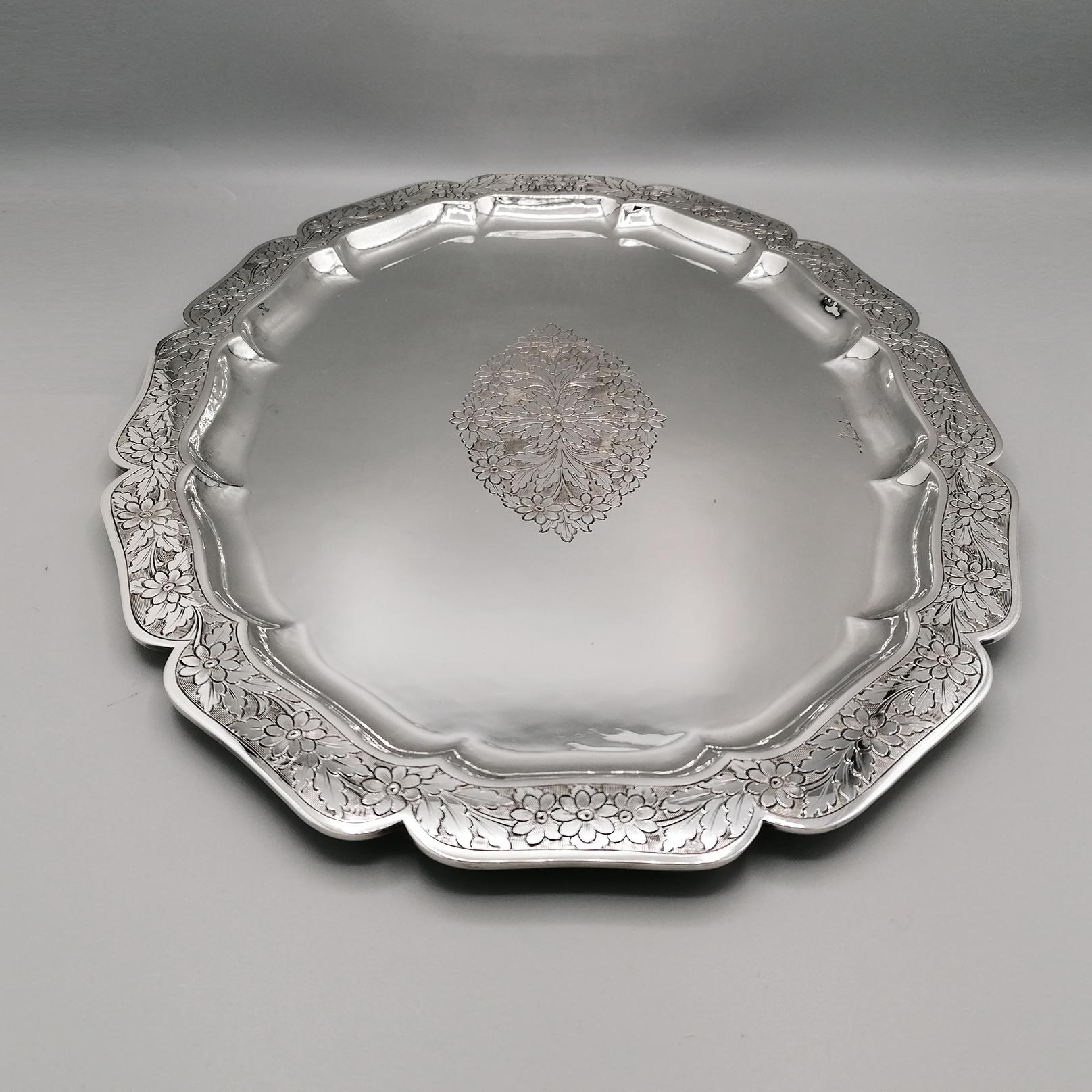 Bandeja de plata 800 maciza italiana en Nuevo estado para la venta en VALENZA, IT