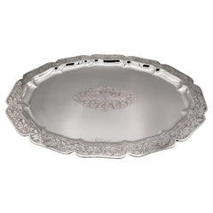 Bandeja de plata 800 maciza italiana