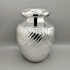 Italian Solid 800 Silver Vase