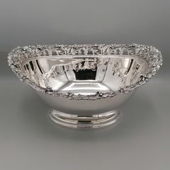 Italian Solid 800n Silver Oval Centrepiece  - Jatte