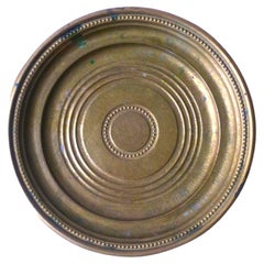 Antique Italian Solid Brass Catchall Vide-Poche Dish
