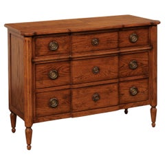 Italian Solid Oak Chest, Custom Made For Bloomingdale's New York, Circa 1960's