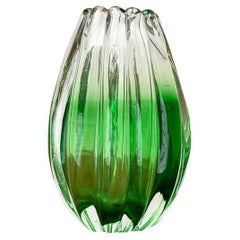 Italian Sommerso Murano Glass Vase attributed to Barovier & Toso, 1970s