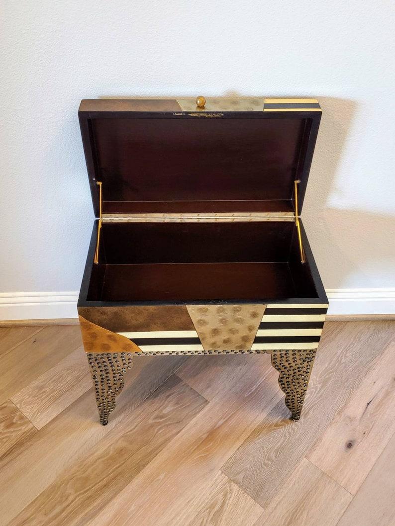 Italian Sottsass Post-Modern Brutalist Paul Evans Lift Chest In Good Condition In Forney, TX