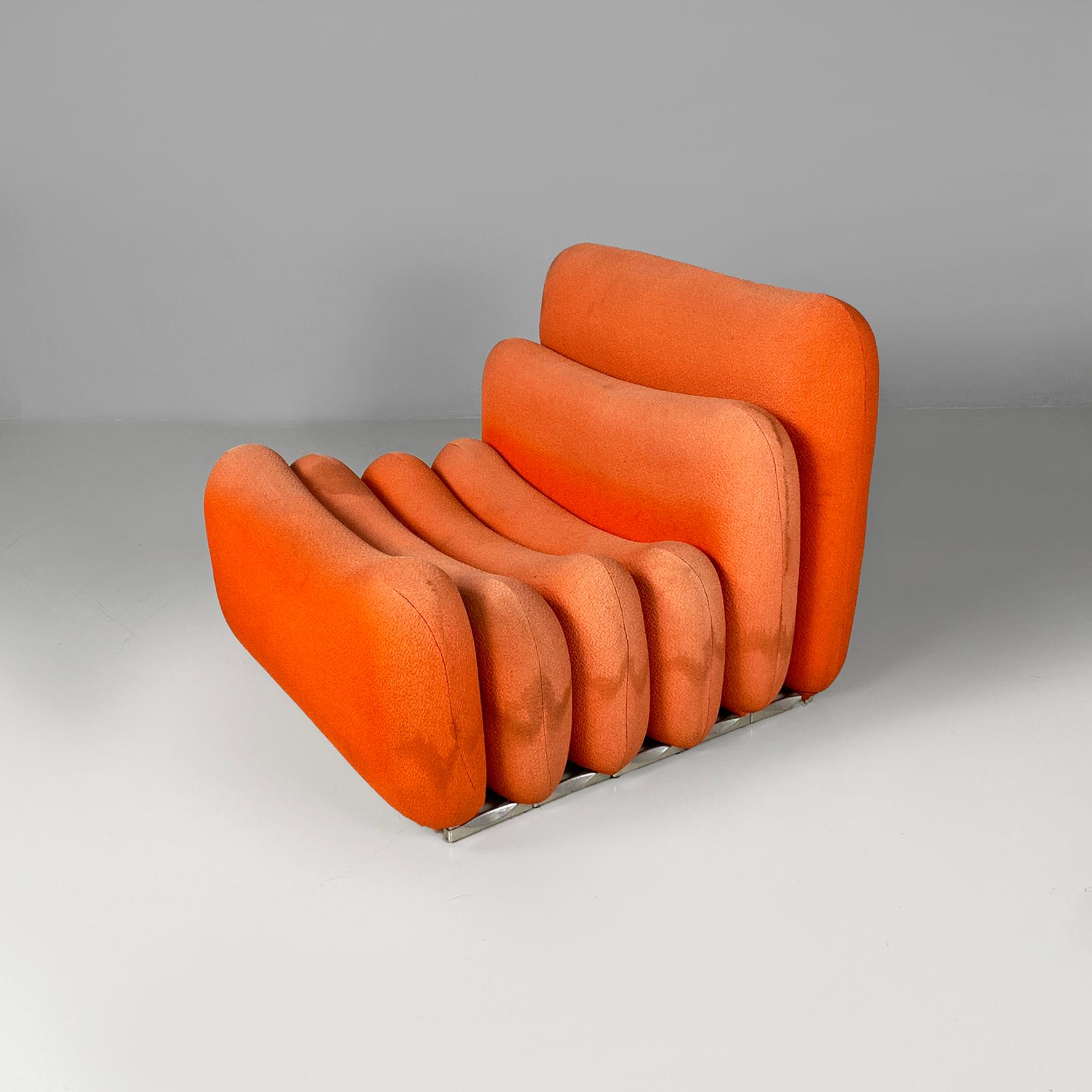 Fauteuils italiens du système supplémentaire de l'ère spatiale par Joe Colombo pour Sormani, 1970 en vente 8