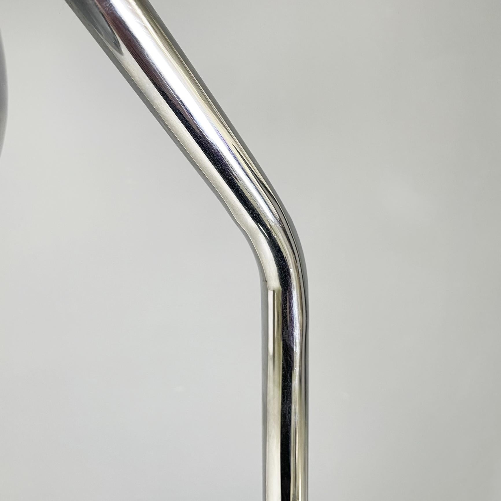 Italian Space Age Adjustable Floor Lamp in Chromed Steel by Reggiani, 1960-1970s 7