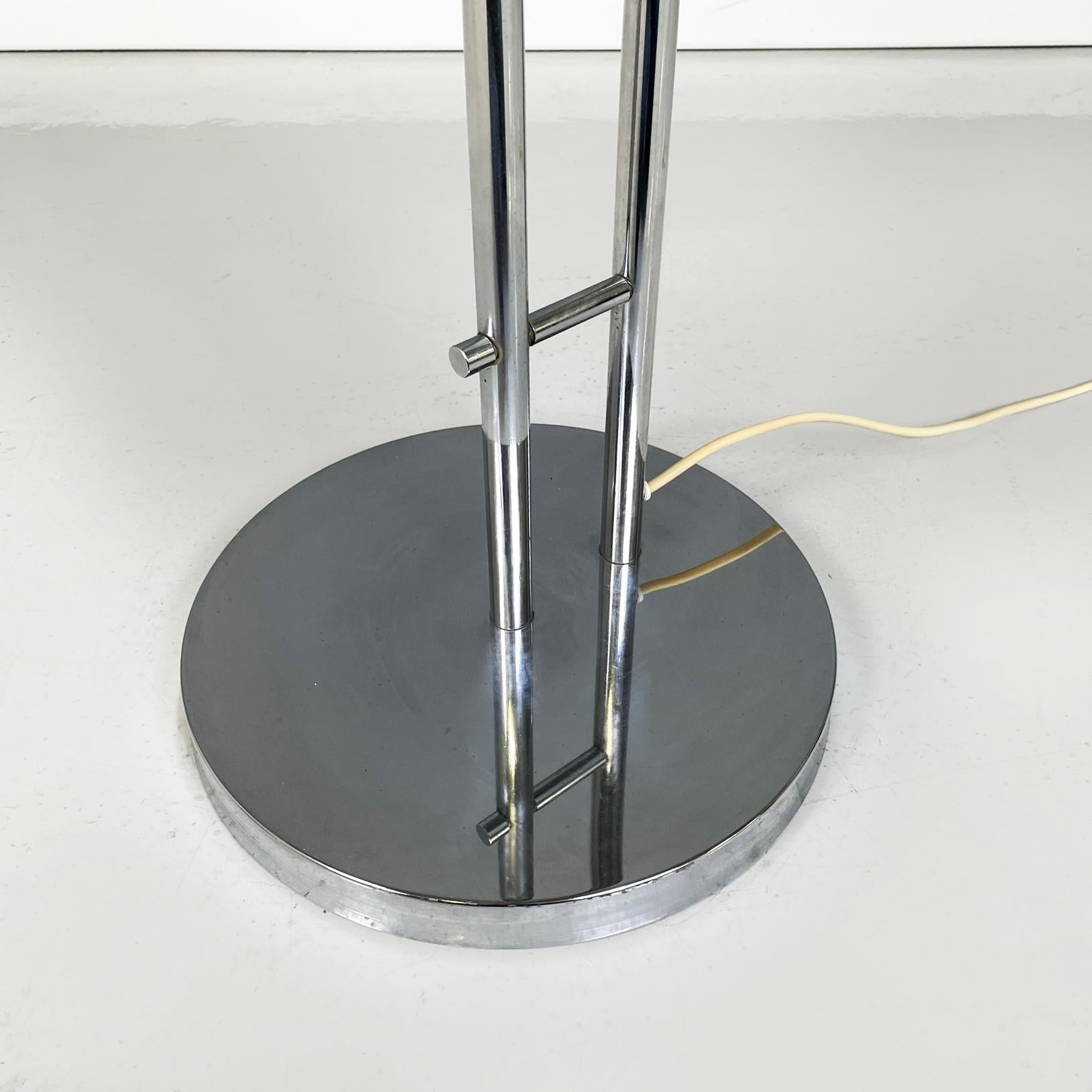 Italian Space Age Adjustable Floor Lamp in Chromed Steel by Reggiani, 1960-1970s 9