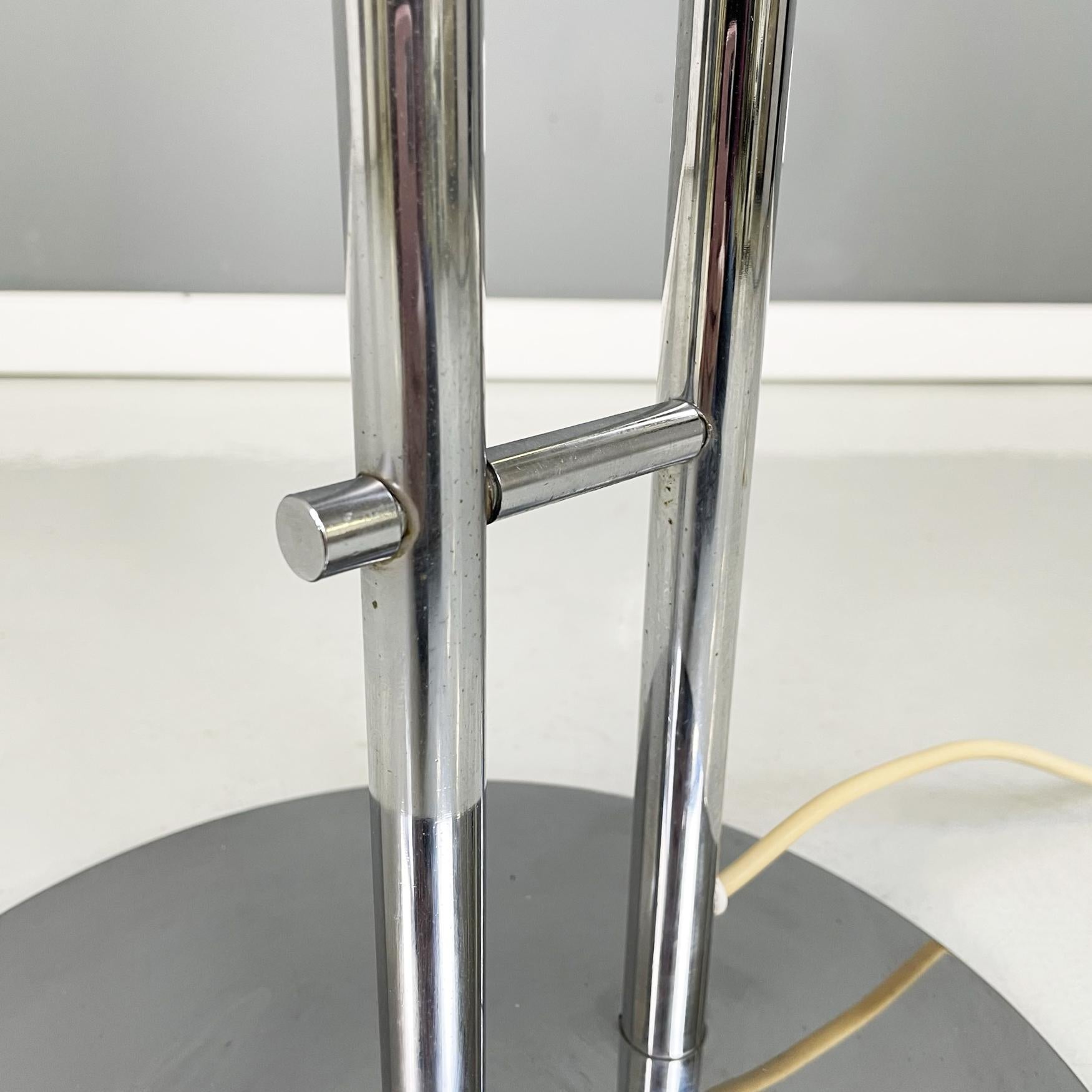 Italian Space Age Adjustable Floor Lamp in Chromed Steel by Reggiani, 1960-1970s 11
