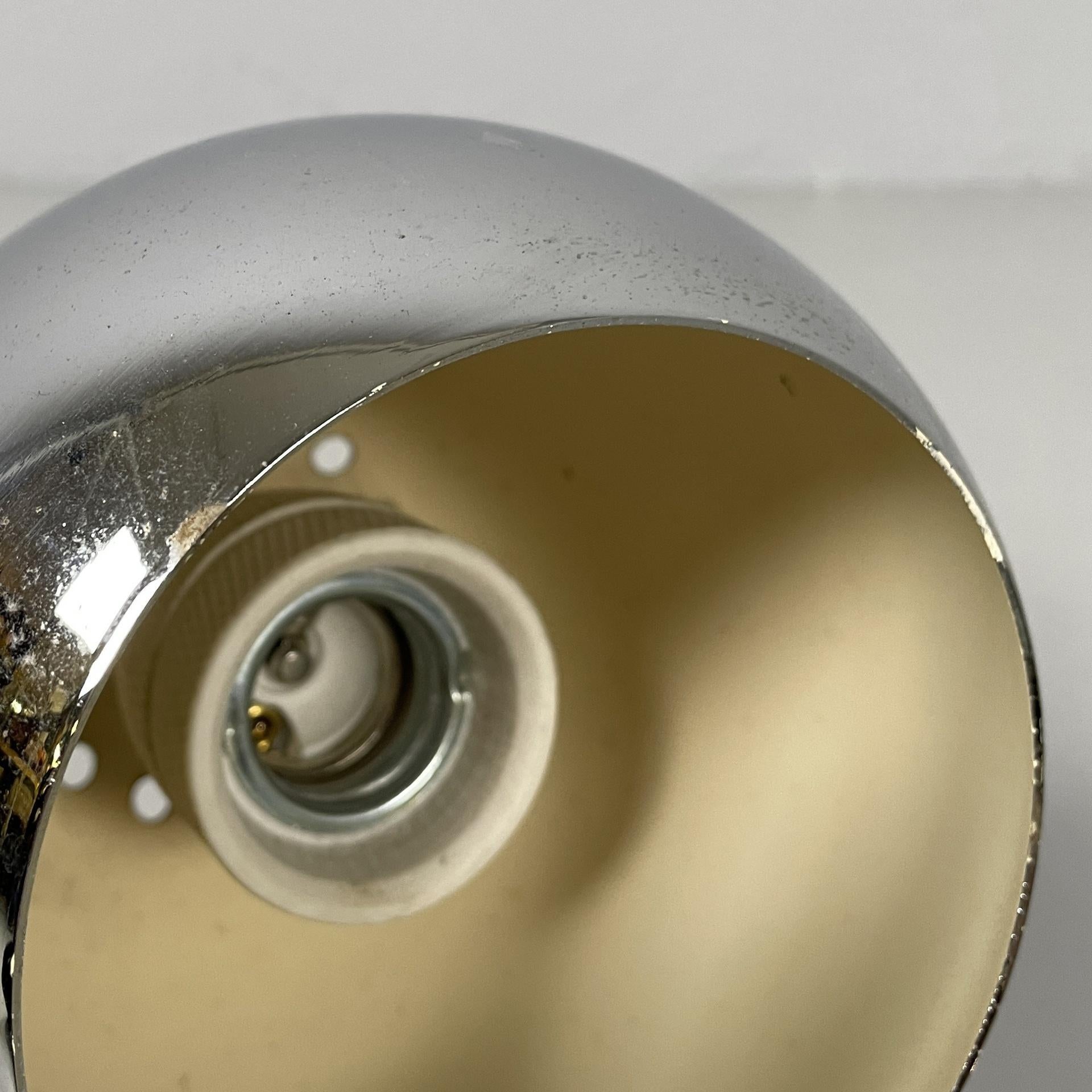 Lampes murales italiennes réglables de l'ère spatiale en acier, 1970 en vente 5
