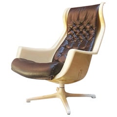 Fauteuil Space Age Galaxy suédois moderne du milieu du siècle par Alf Svensson pour Dux 1968