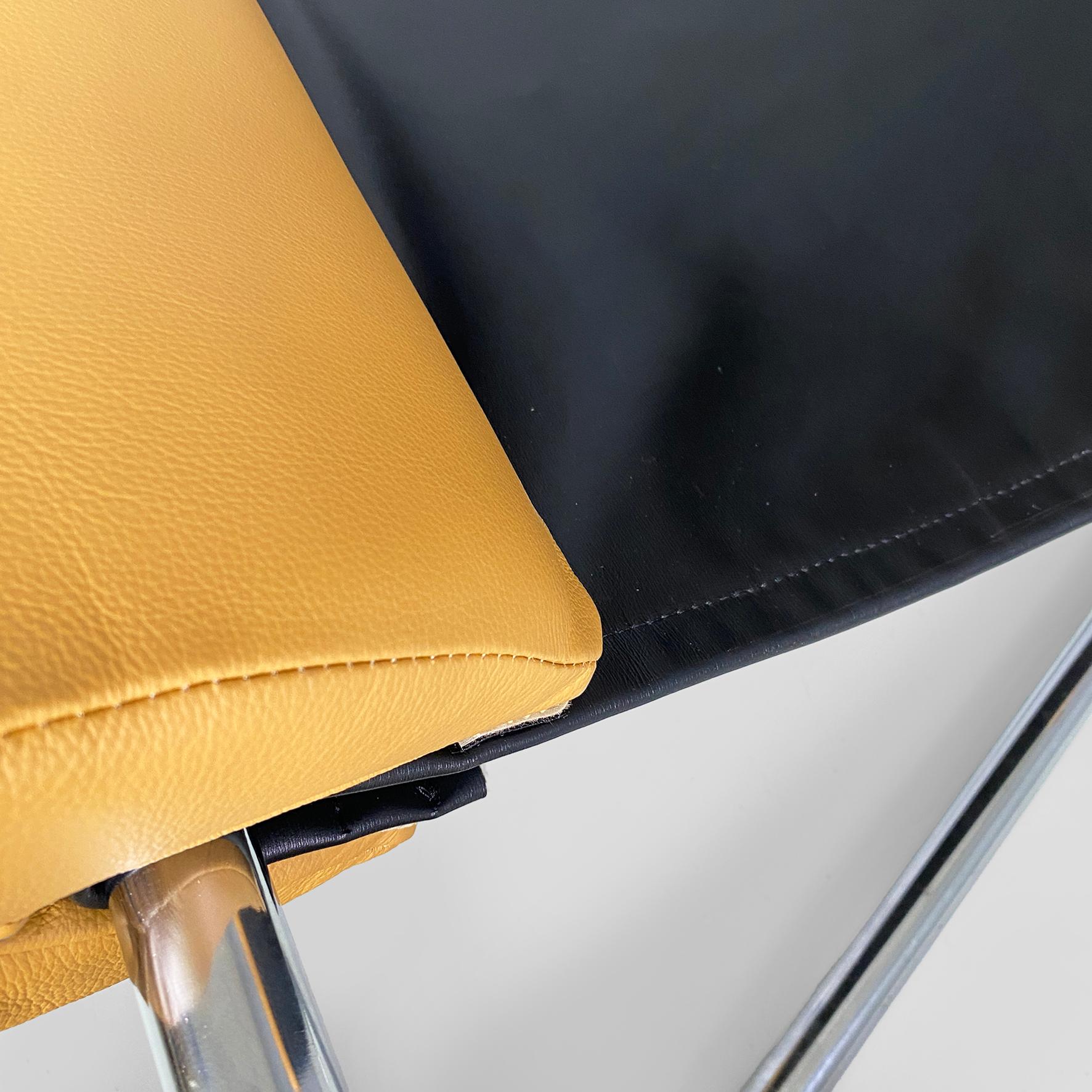 Fauteuil AGE en simili-cuir et métal chromé, 1970 en vente 7