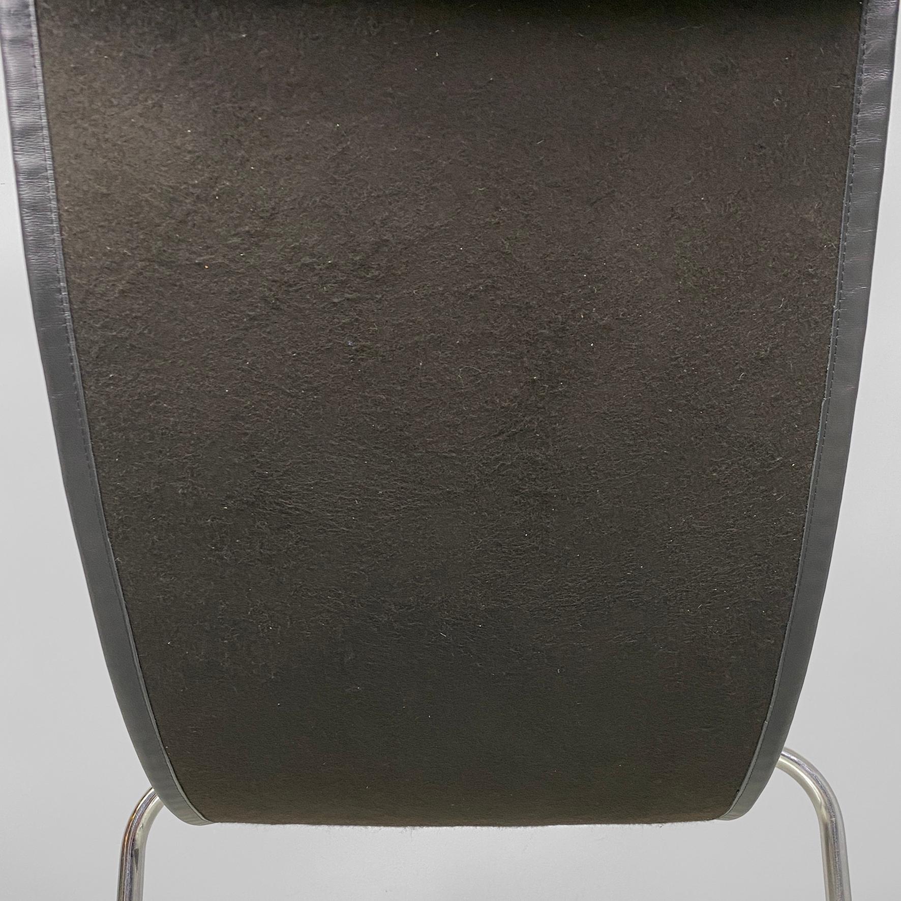 Fauteuil AGE en simili-cuir et métal chromé, 1970 en vente 9
