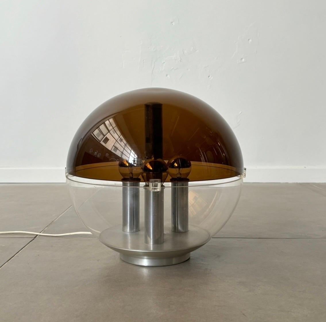Late 20th Century Italian Space Age Ball Lamp from Stilux Milano, 1970’s For Sale