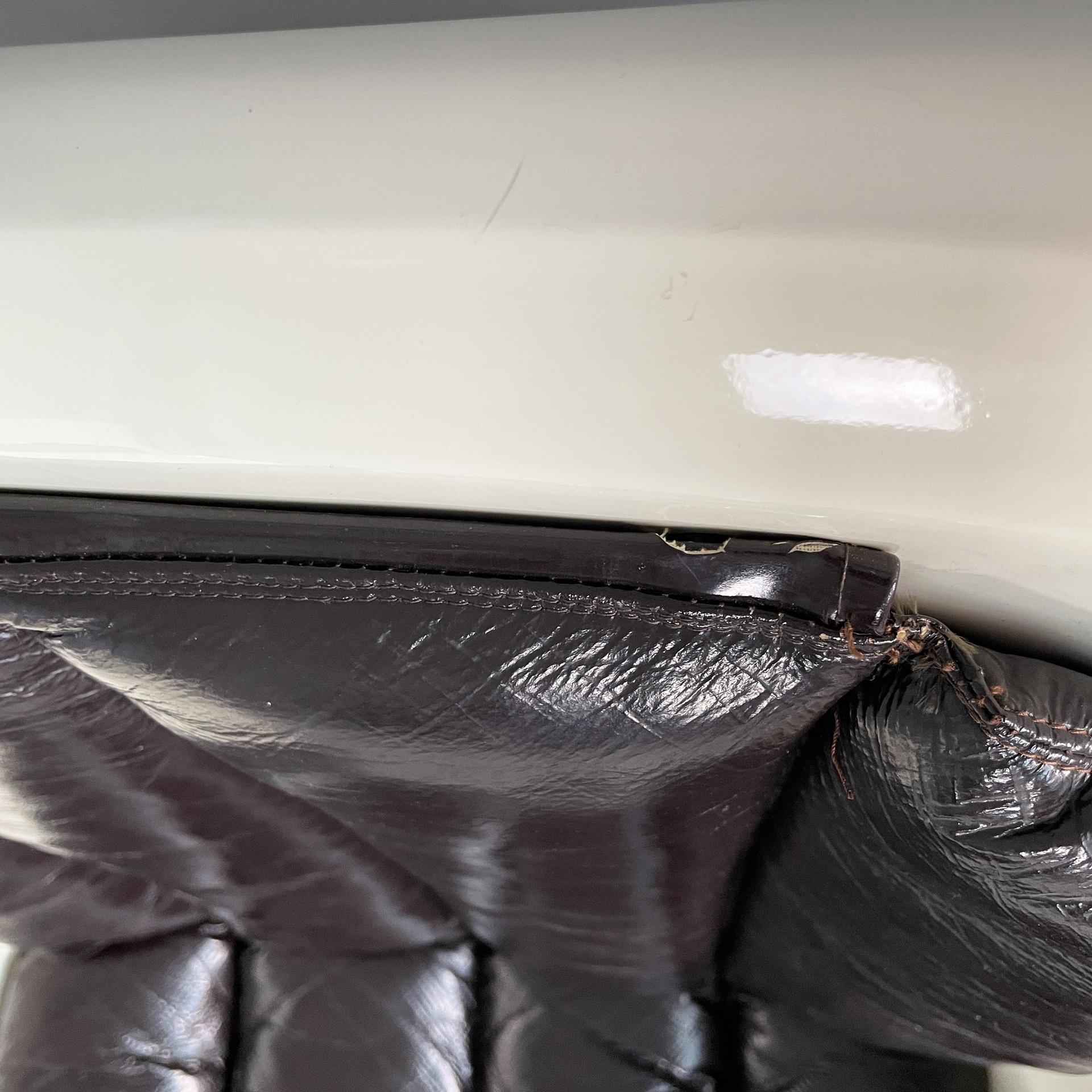 Fauteuils italiens de l'ère spatiale en cuir brun Gaia Carlo Bartoli Arflex, 1970 en vente 5