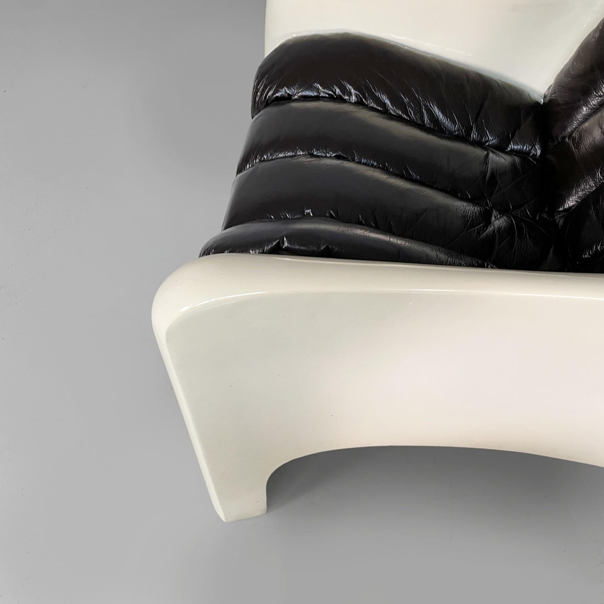 Fauteuils italiens de l'ère spatiale en cuir brun Gaia Carlo Bartoli Arflex, 1970 en vente 8