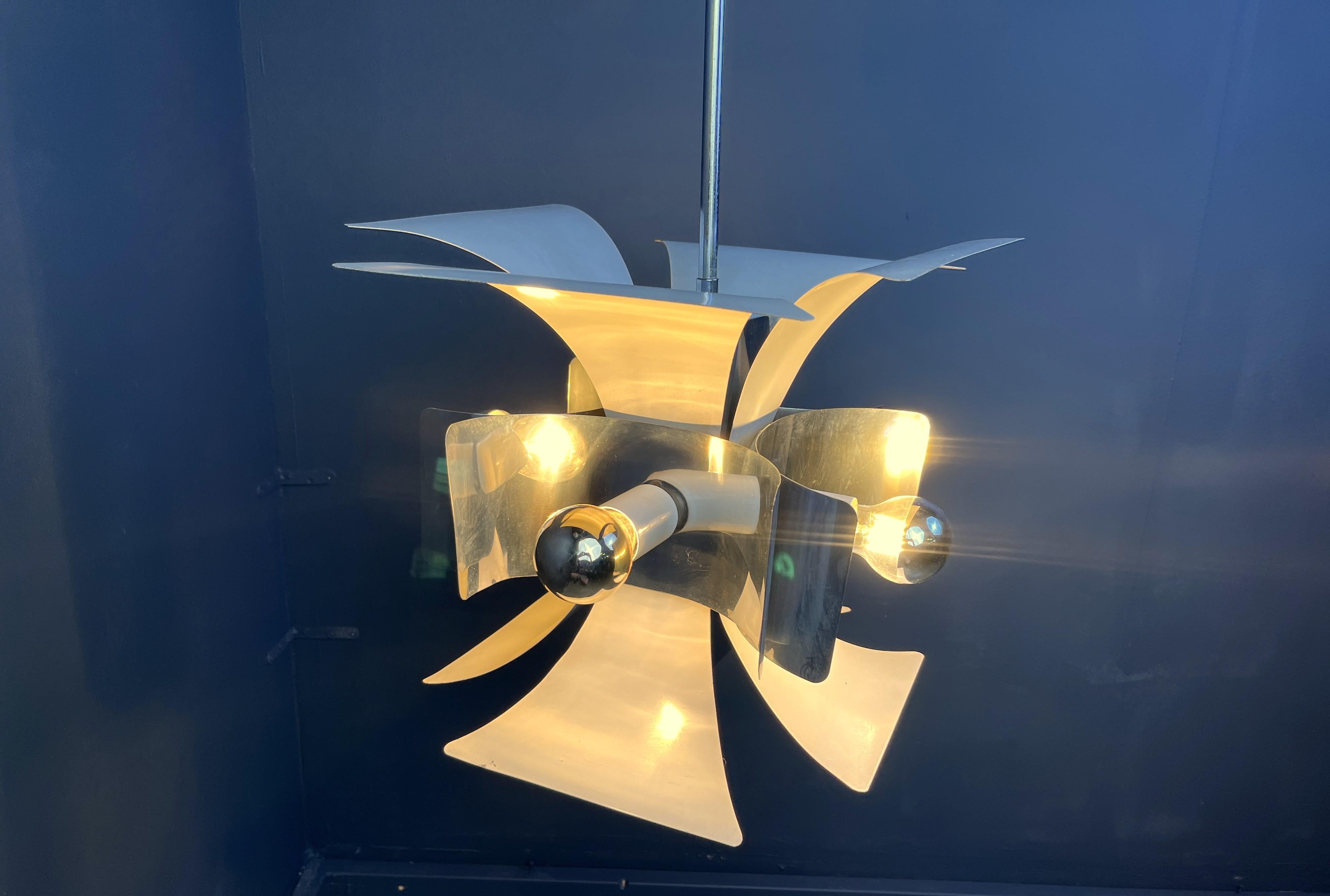Italian space age chandelier, 1960s en vente 3