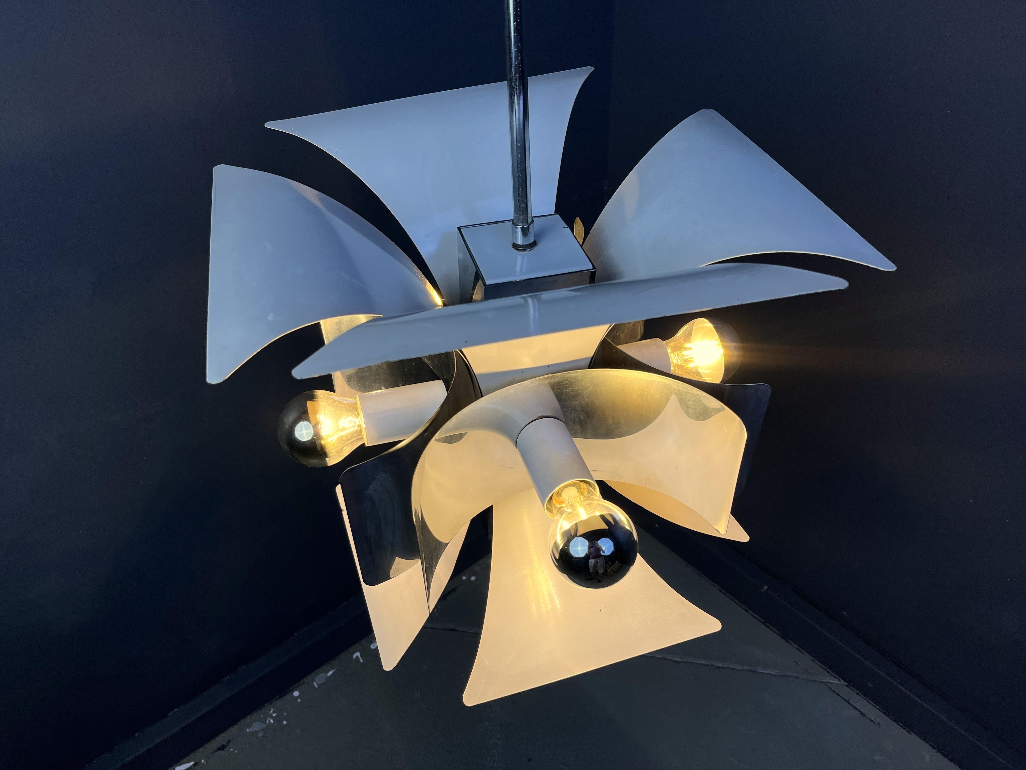 Italian space age chandelier, 1960s en vente 1