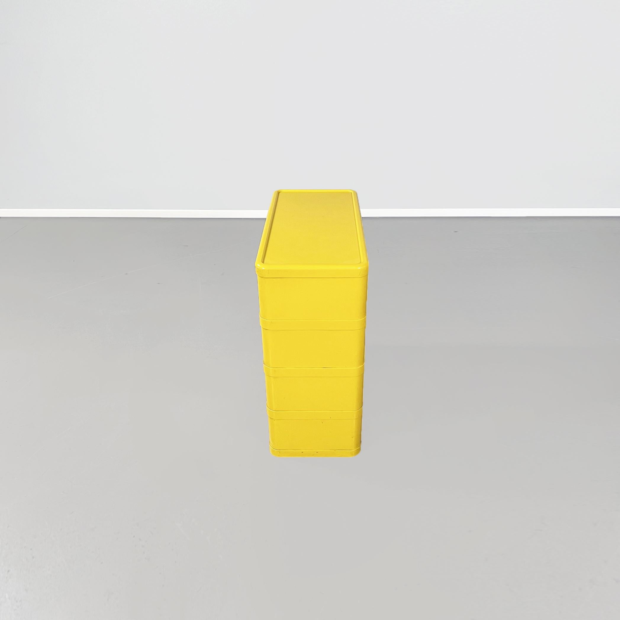 Italian Space Age Chest of Drawers by Olaf von Bohr for Kartell, 1970s