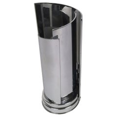Italian Space Age Chrome Table Lamp in the Style of Goffredo Reggiani, 1970s