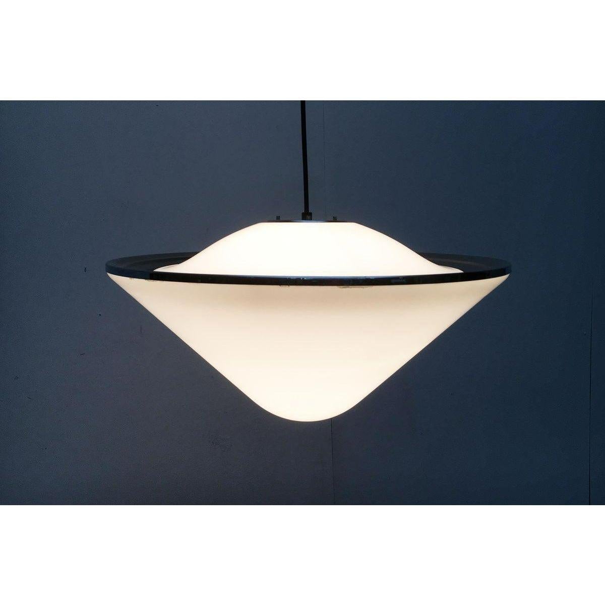 Métal Lampe suspendue Elpis de Harveiluce / Guzzini, 1960s, Space A. en vente