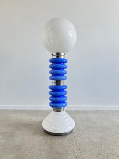Italian Space Age Floor Lamp by Carlo Nason for Mazzega