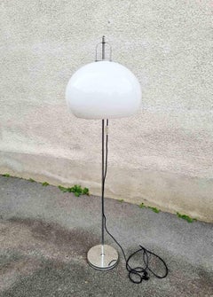 Italian Space Age Floor Lamp Lucerna Designed Luigi Massoni for Guzzini, 70s