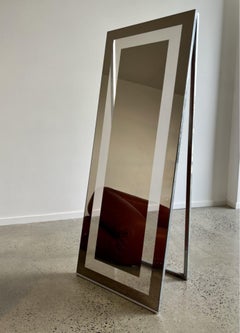 Italian Space Age Freestanding Mirror