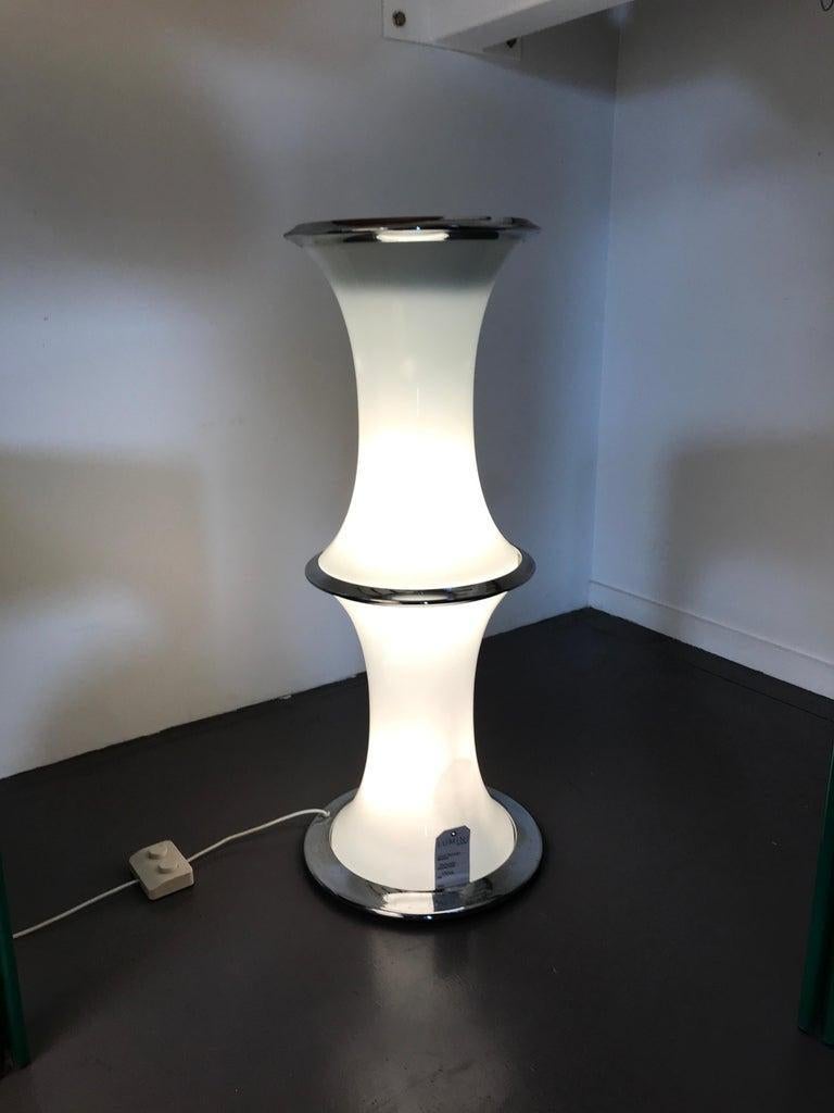 Lampadaire italien de l'ère spatiale Gino Vistosi en verre de Murano, 1970 État moyen - En vente à Byron Bay, NSW