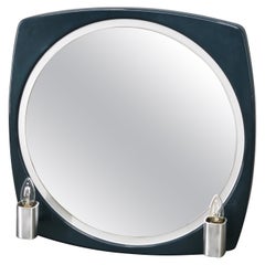 Italian Space Age Illuminated Mirror by Thema, 1970s