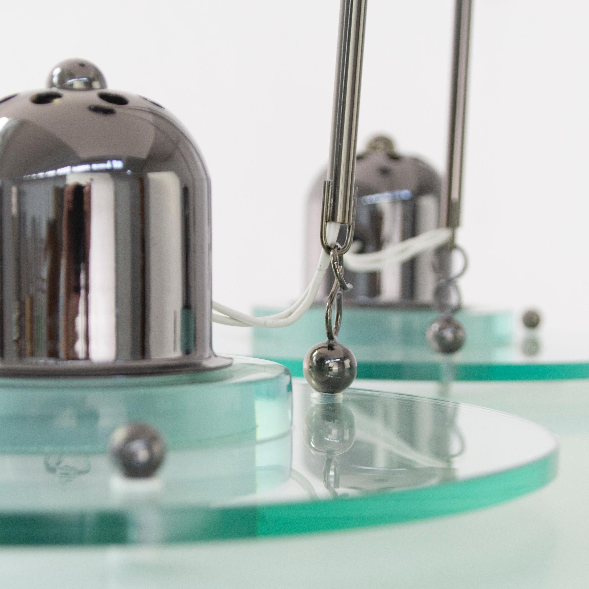 Lámpara italiana Space Age de los años 80, lámpara de diseño Made in Italy en venta 4