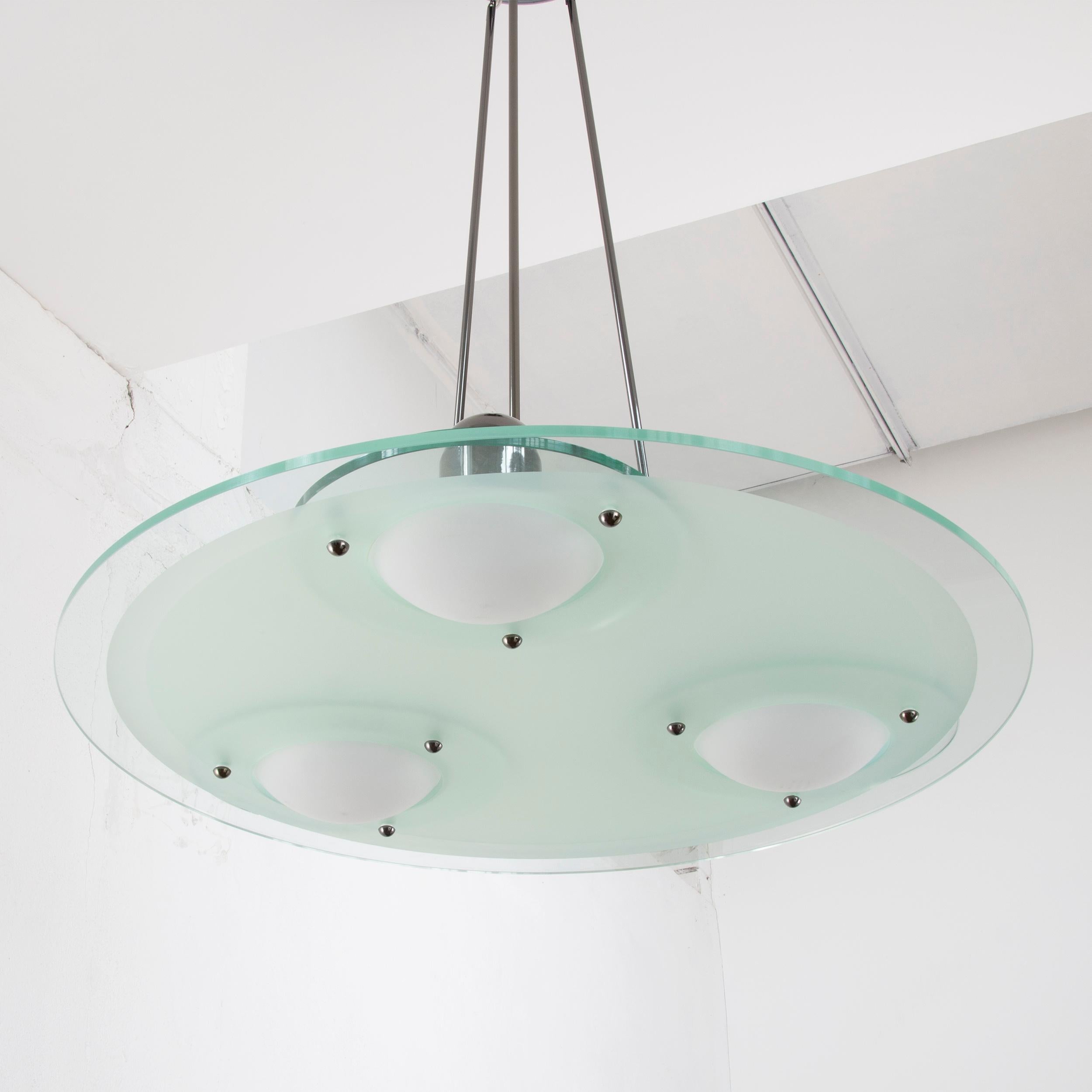 Lámpara italiana Space Age de los años 80, lámpara de diseño Made in Italy siglo XX en venta
