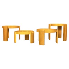 Tables basses Marema de style « space age » italien, créées par Gianfranco Frattini pour Cassina, années 1960