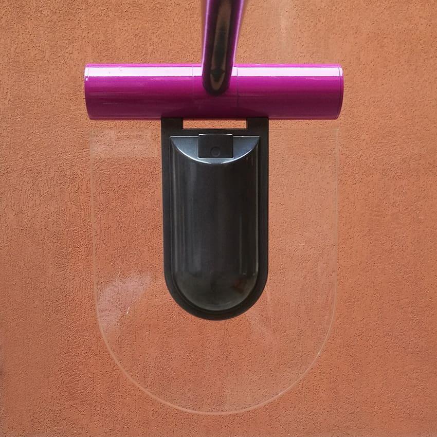Italienische Space-Age-Lampe aus Metall, Plexiglas und Marmor, 1980er Jahre (Ende des 20. Jahrhunderts) im Angebot